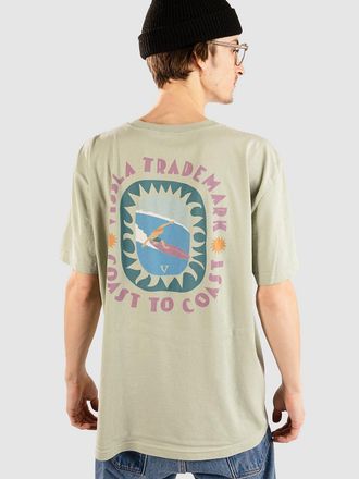 Vissla Coast To Coast Eco T-Shirt blau