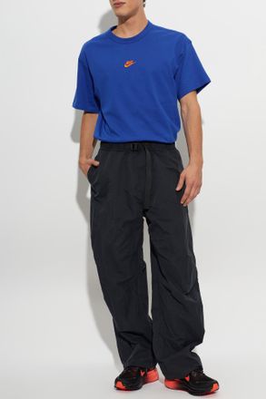 Nike Logo Patch T-shirt, Mens, Blue