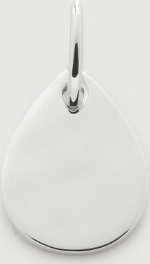 Monica Vinader Sterling Silver Siren Muse Round Pendant