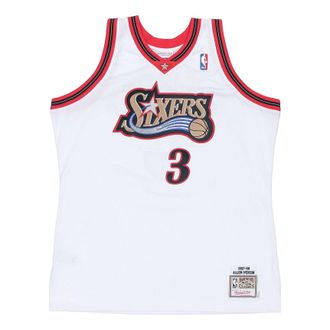 Mitchell & Ness NBA Allen Iverson Philadelphia 76ers 1997/98 Home Jersey 3 BA64UX-P76-W-CAU