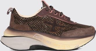 Premiata Sneaker Hill in nylon e pelle scamosciata con suola chunky