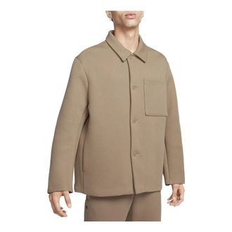 Nike Sportswear Tech Fleece Reimagined Wide Shirt Jacket Khaki FB8168-247