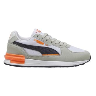 Puma Graviton Su&egrave;de Lage Sportschoenen voor Kinderen/Kinderen (Puma Wit/Navy/Grijs)
