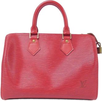 Louis Vuitton Epi Red Color Leather Boston Bag (Pre-Owned)