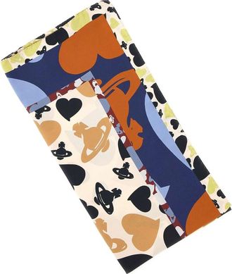 Vivienne Westwood Accessoires, Dames, Veelkleurig, ONE Size, Hearts and Orbs Sjaal