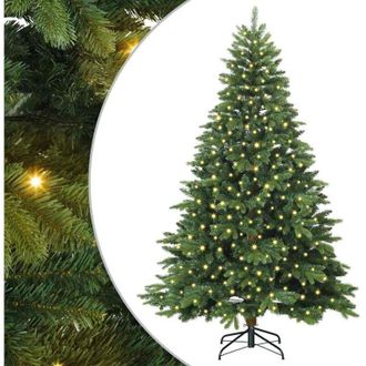 vidaXL &Aacute;rbol De Navidad Artificial Con 300 Led Verde 210 Cm Pe Y Pvc Vidaxl