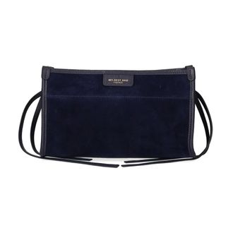 My Best Bags Firenze Dames, Tassen, Blauw, Maat: ONE Size Leer
