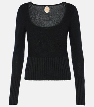 Jardin Des Orangers Ribbed-knit cashmere sweater