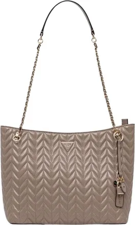 Guess Tassen, Dames, Bruin, ONE Size, Leer, Cheryl Tote