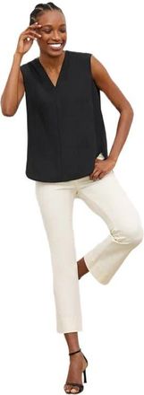M.M.LaFleur Emy Eco Soft Wave Top in Black at Nordstrom, Size 10