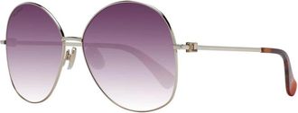 Max Mara Ronde Zonnebril met Verloopglazen - Dames - Zonnebrillen - Geel - ONE Size - Accessoires