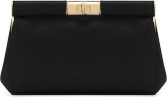 Dolce & Gabbana small Marlene shoulder bag - women - Viscose/Viscose/Silk/Silk - One Size - Black