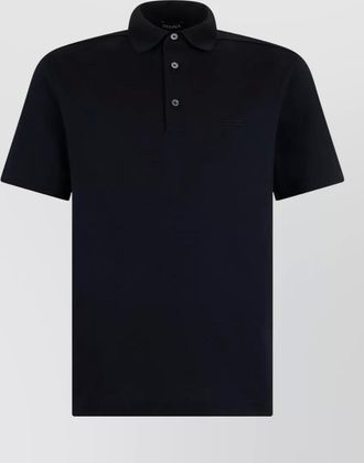 Ermenegildo Zegna cotton polo shirt short sleeves