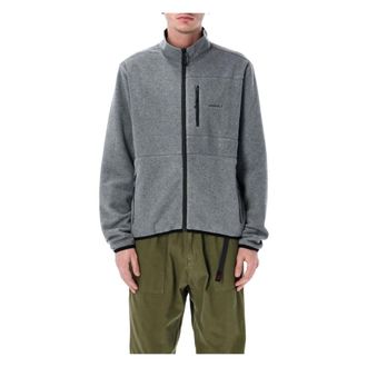 Gramicci Light Jackets, male, Gray, Size: M Thermal Fleece Reversible Jacket