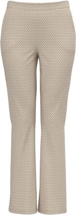 Frank Walder Frank Walder, Dames, Broeken, Beige, Maat: 3XL
