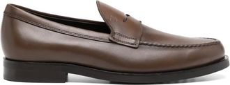 Tod's leather loafers - Brown