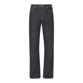 Fendi Slim Jeans - Heren - Jeans - Blauw - Maat: W32 Katoen