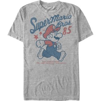 Nintendo Mens Nintendo Super Mario Bros 85 Graphic T-Shirt in Athletic Heather at Nordstrom, Size Xx-Large