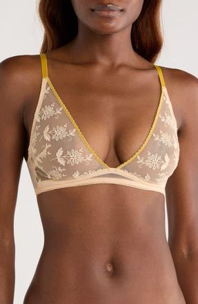 Simone P&eacute;r&egrave;le Adele Triangle Bralette in Ginger at Nordstrom, Size X-Small