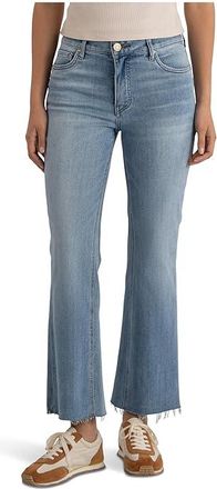 Kut from the Kloth Kelsey High Rise Fab Ab Ankle Flare-Nset Leg Womens Jeans Honest with Medium Base Wash : 12 27.5, Cotton/Denim/Elastane