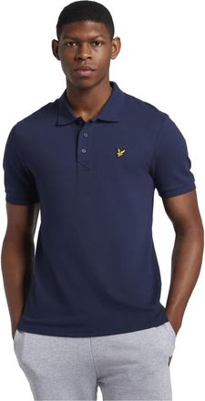 Lyle & Scott Plain Polo Shirt - Heren - Polos - Blauw - XS - Katoen - Tops