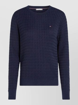 Tommy Hilfiger cable-knit cotton sweater