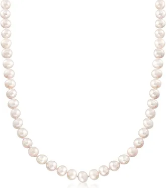 Ross-Simons 6-7mm Cultured Pearl Necklace With Sterling Silver