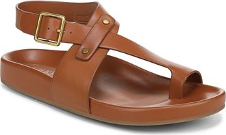 Franco Sarto Blair Ankle Strap Platform Sandal in Cognac at Nordstrom, Size 8.5