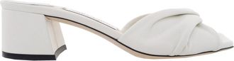 Jimmy Choo London Lyn 45 Nappa Leather Mules, Brand Size 36.5 ( US Size 6.5 )