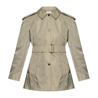 Burberry Trench Coats, female, Green, Size: 3XS Tilgate Trench Coat