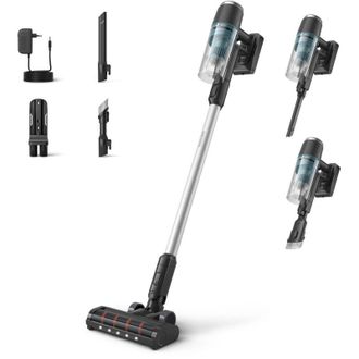 Philips 3000 Series Xc3031 Aspiradora Escoba Bater&iacute;a Secar Sin Bolsa Negro, Azul