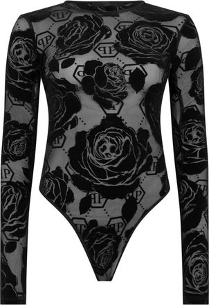 Philipp Plein Tops, Dames, Zwart, XS, Body