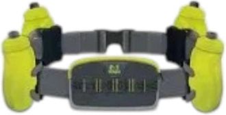 Amphipod Runlite 20K 4 Bottle Hydration Belt In Steel