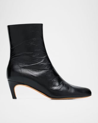 Proenza Schouler Uma Leather Ankle Booties