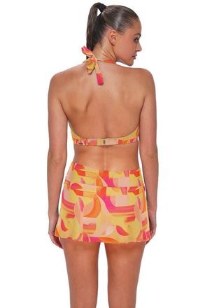 Sunsets Allison Swim Skirt Bottoms in Dreamsicle Crepe at Nordstrom, Size X-Small