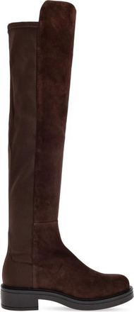 Stuart Weitzman Celia Boot - Dames - Over de knie laarzen - Bruin - 40 EU - Leer - Schoenen