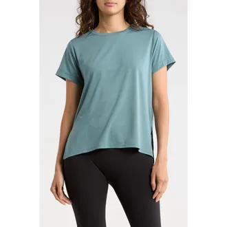 Zella Key Element Activewear T-Shirt in Blue Goblin at Nordstrom Rack, Size X-Large