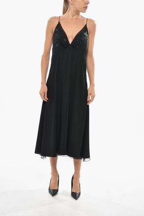 Dior Slip Dress COMETA con Ricamo e Cristalli Dior