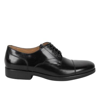Ferragamo Ferragamo Larry Mens Lace Up Shoes Black