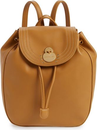Longchamp Cavalcade Leather Backpack in Natural at Nordstrom Rack