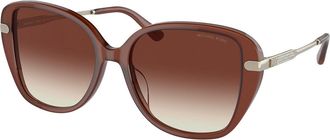 Michael Kors MK2185BU FLATIRON 354813 Womens Sunglasses Brown Size 56