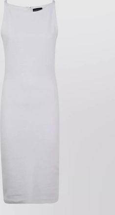 Emporio Armani cotton sleeveless knee-length dress