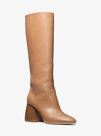 Michael Kors Kaitlin Leather Riding Boot