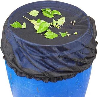OEM Malla Filtrante Para Contenedor De Recogida, Cubierta Protectora, Mosquitera Para Dep&oacute;sito De Agua, Cubierta El&aacute;stica, Di&aacute;metro 100 Cm, Negra