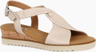 Gabor Womens Rich Womens Sandals - Tan - Size: 6.5