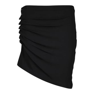 Paco Rabanne Dames, Rokken, Zwart, Maat: 2XS Viscose