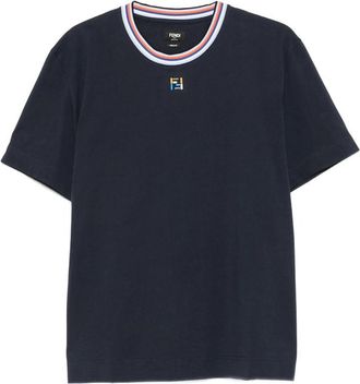 Fendi FF-embroidered T-shirt