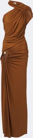CHRISTOPHER ESBER Helix Crystal draped gown