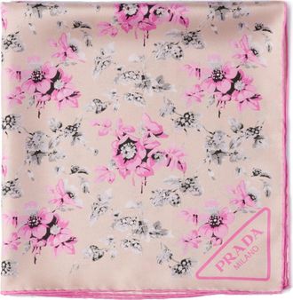 ボレロ・ショール Prada Fuchsia printed foulard in twill Prada Fuchsia printed foulard in twill from $448.22 - on