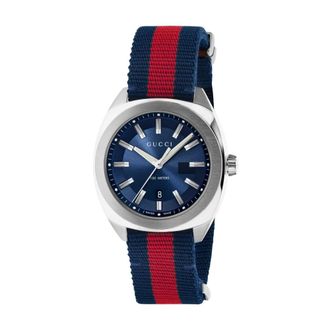 Gucci Accessoires, Heren, Veelkleurig, ONE Size, Nylon, Ya 142304 Horloge